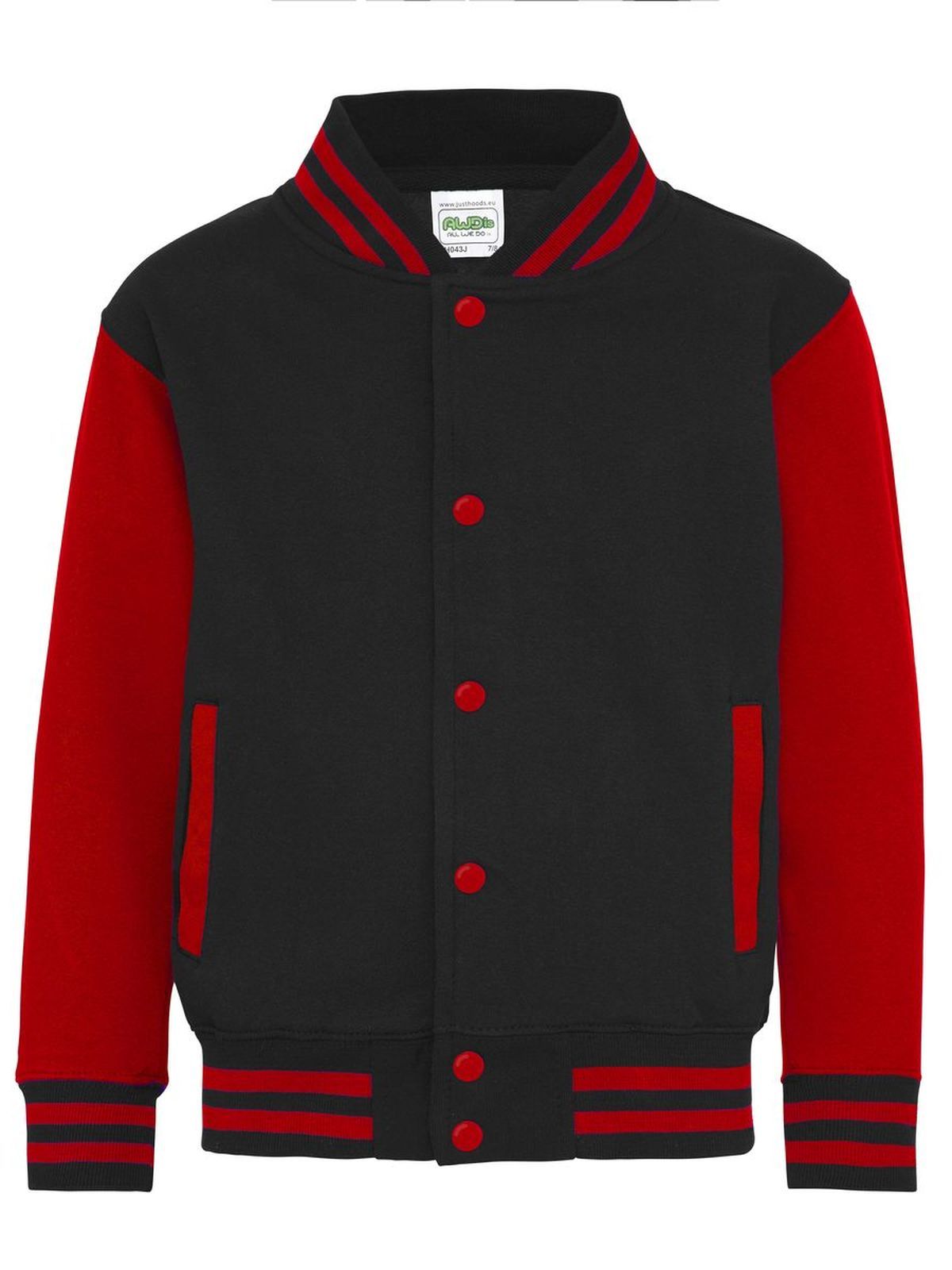 jet black-fire red